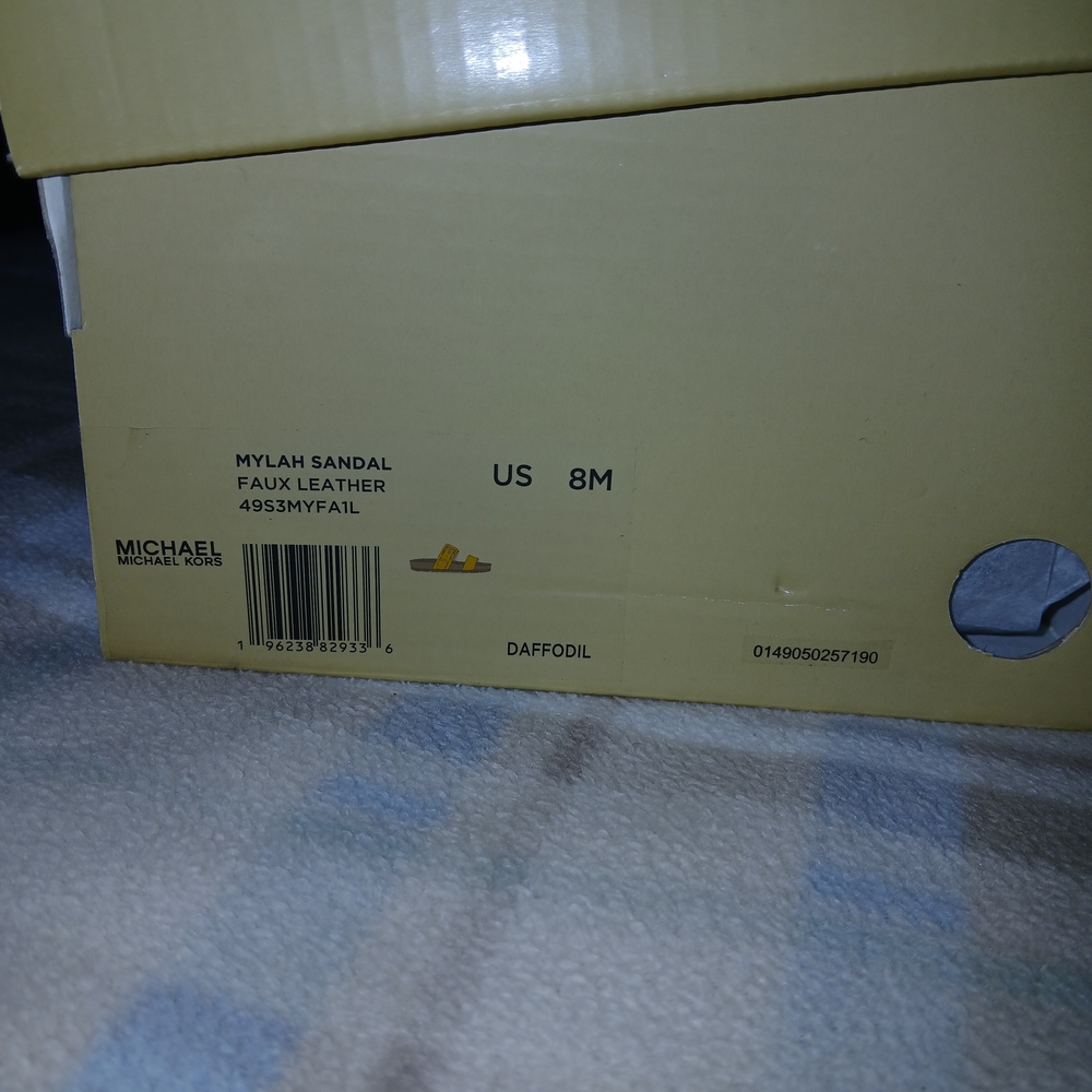 Michael Kors Yellow Women's Sandals - Picture 4 of 6